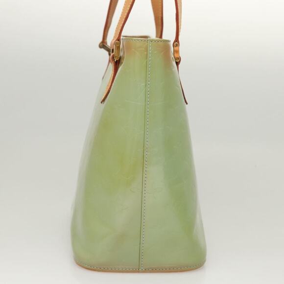 LOUIS VUITTON Monogram Vernis Houston Hand Bag Baby Blue M91005 - Picture 5 of 13